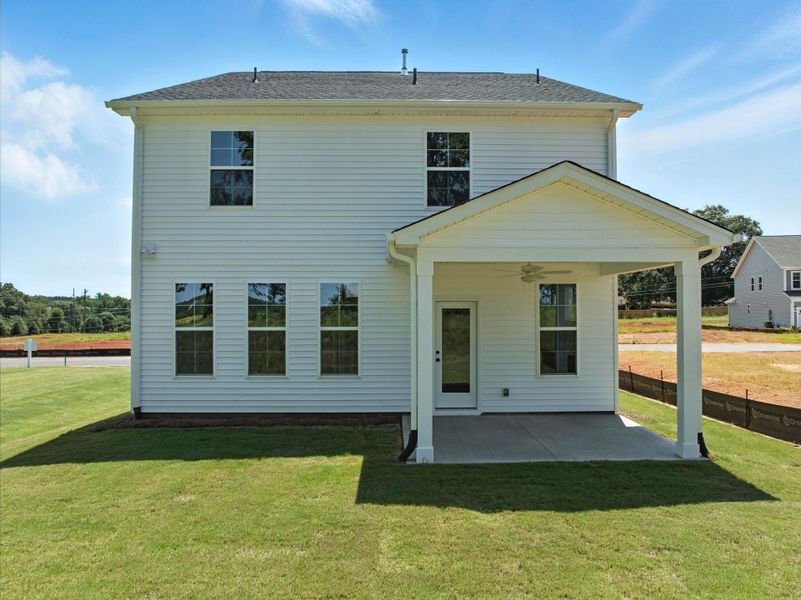 Exterior details and patio area of a home in , Summerville (Image 23).
