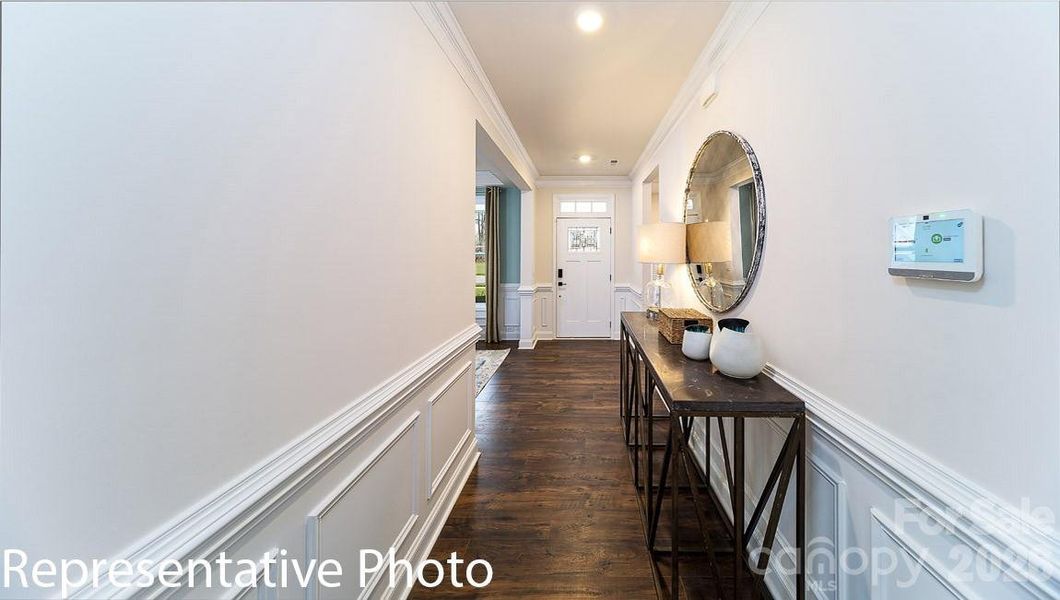 Furnished interior view inside a new home in Falls Cove, Troutman (Image 14).