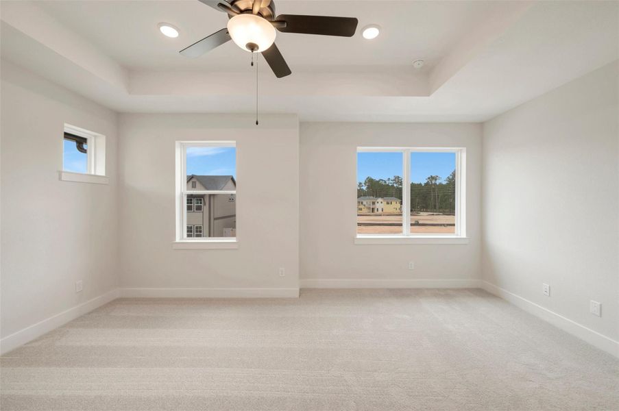 Spacious, unfurnished interior of a new home in Two Step Farm - Landmark Row Collection, Montgomery (Image 29).