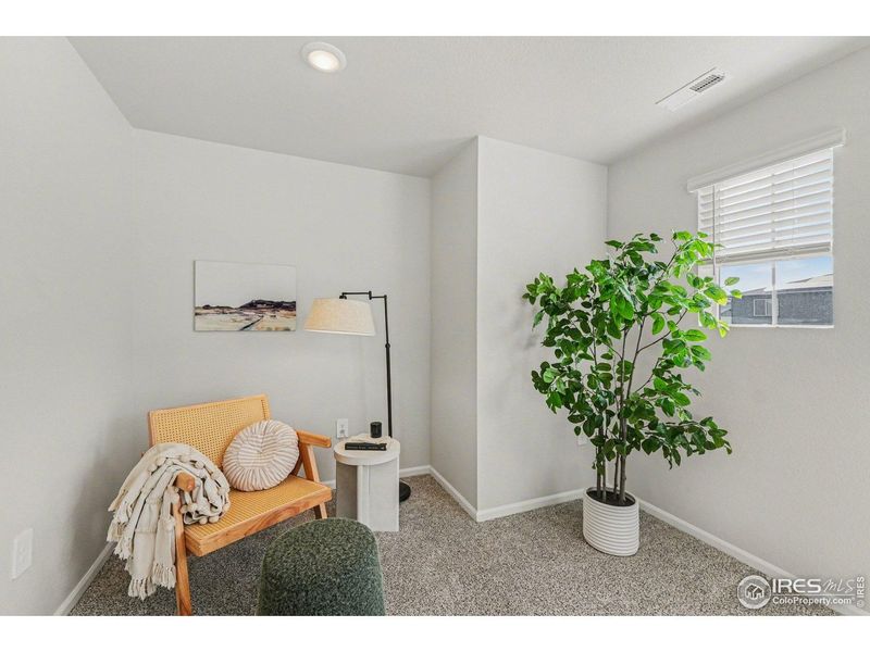 Furnished interior view inside a new home in Poudre Heights: The Meadow Collection, Windsor (Image 17).