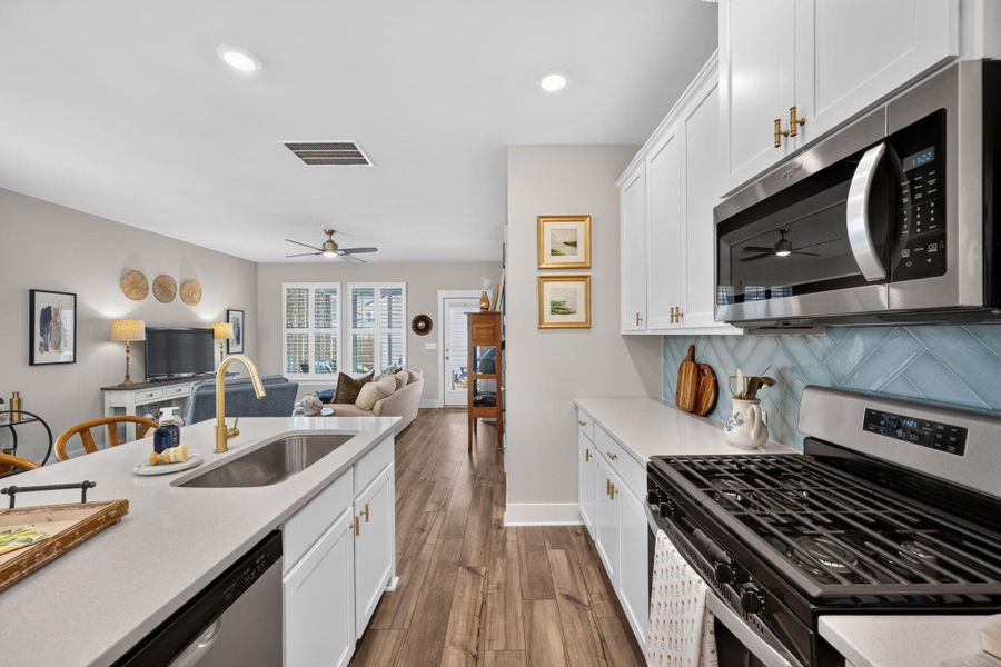 Furnished interior view inside a new home in Nexton - Midtown - The Park Collection, Summerville (Image 37). Furnished interior view inside a new home in Nexton - Midtown - The Park Collection, Summerville (Image 37).