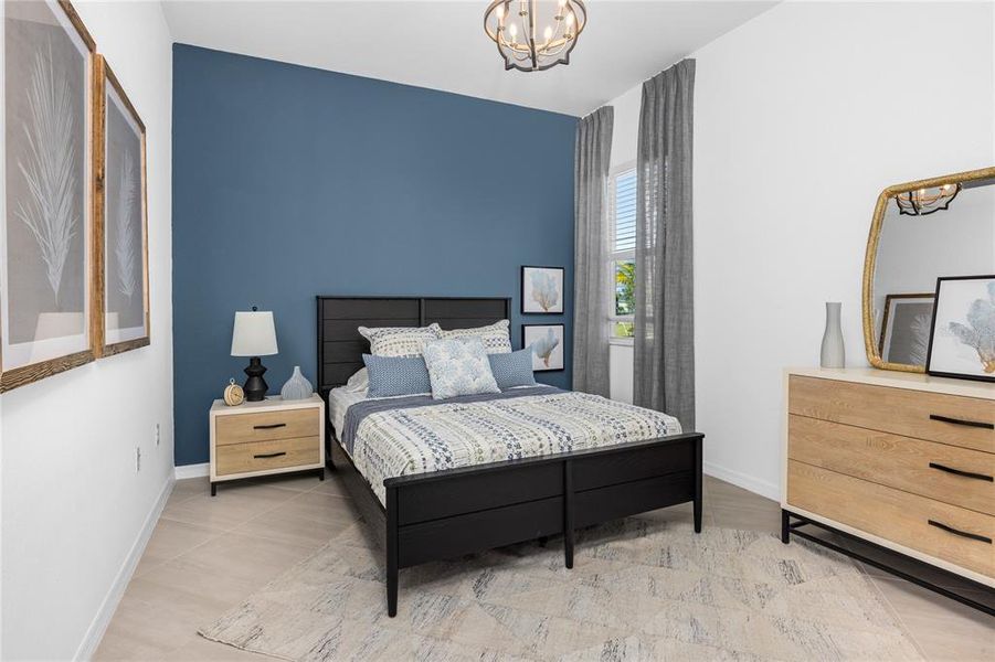 Furnished interior view inside a new home in Calusa Country Club, Lakewood Ranch (Image 24).