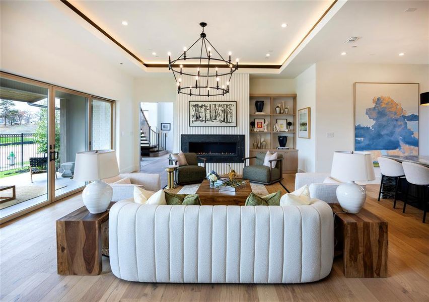 Furnished interior view inside a new home in , Southlake (Image 6).