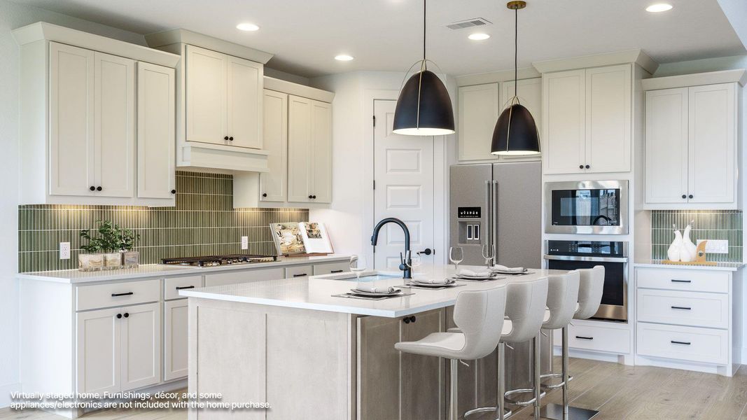 Furnished interior view inside a new home in Easton Park, Austin (Image 9).