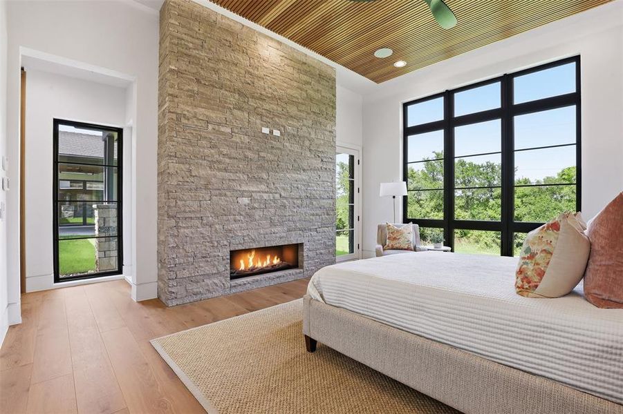 Furnished interior view inside a new home in , Aledo (Image 28).