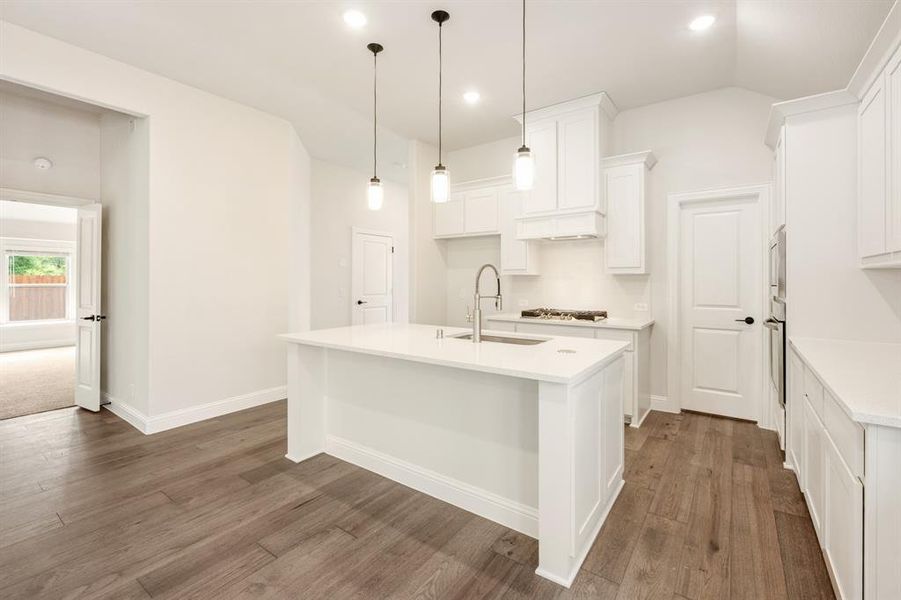Furnished interior view inside a new home in Parks of Aledo, Aledo (Image 8).