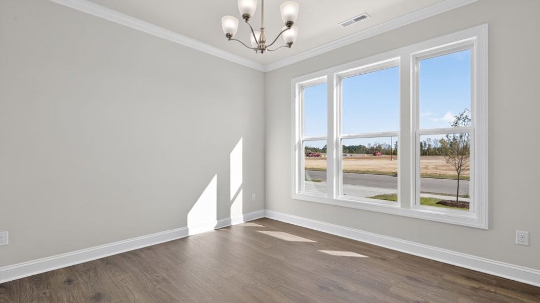 Spacious, unfurnished interior of a new home in The Manors at Haywood Glen, Knightdale (Image 27).