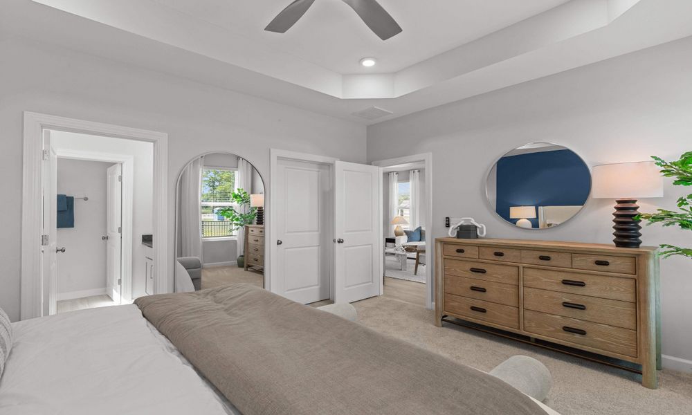 Representative furnished interior of a home built from the The Orchid by Chesapeake Homes in Traditions at Carolina Forest, Myrtle Beach (Image 20).