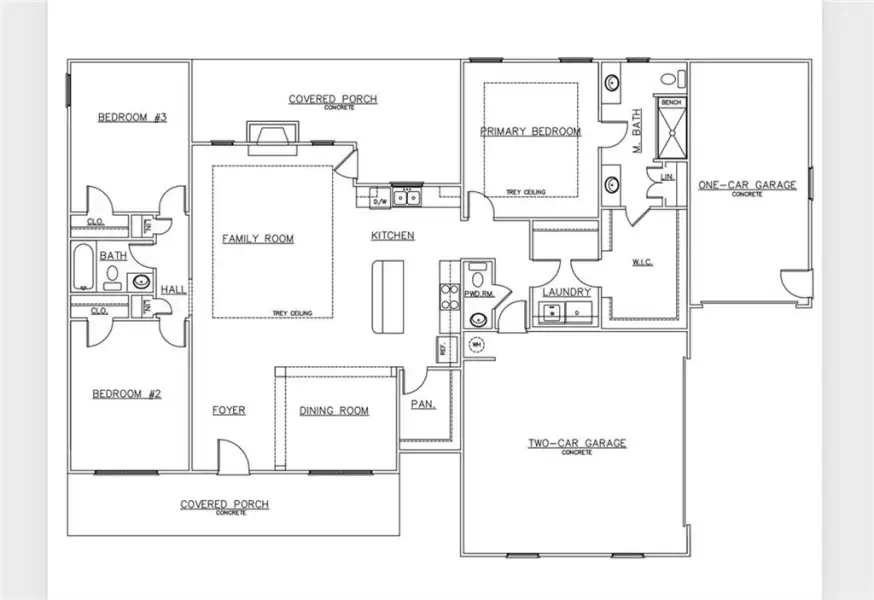 2D floor plan layout of this home in , Bremen, GA (Image 3). 2D floor plan layout of this home in , Bremen, GA (Image 3).