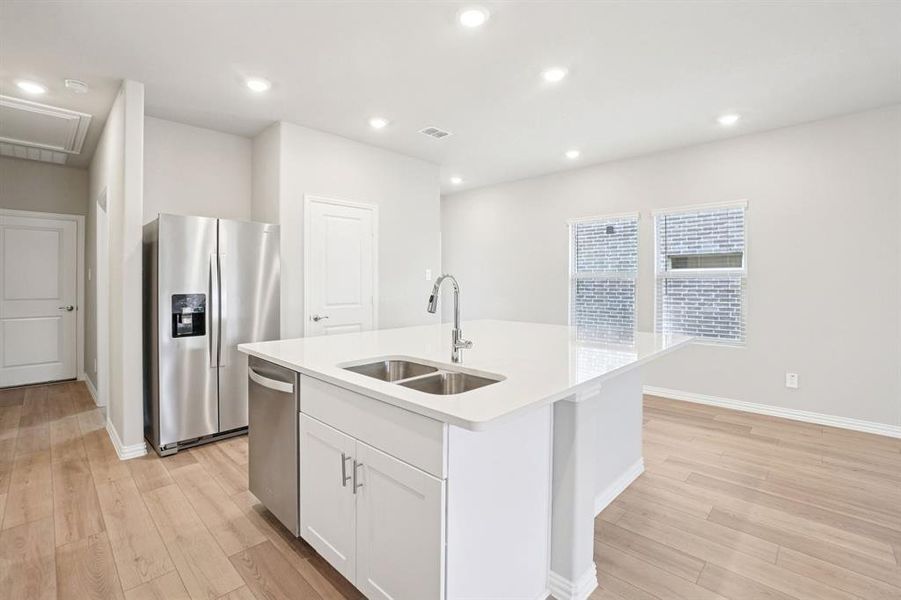 Furnished interior view inside a new home in Eastridge - Spring Series, McKinney (Image 8).