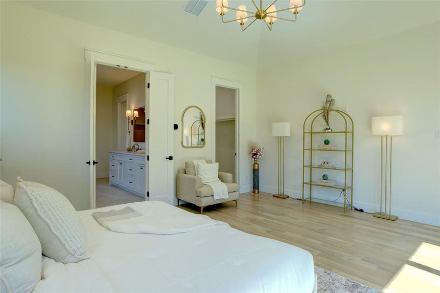 Furnished interior view inside a new home in , Dallas (Image 8). Furnished interior view inside a new home in , Dallas (Image 8).