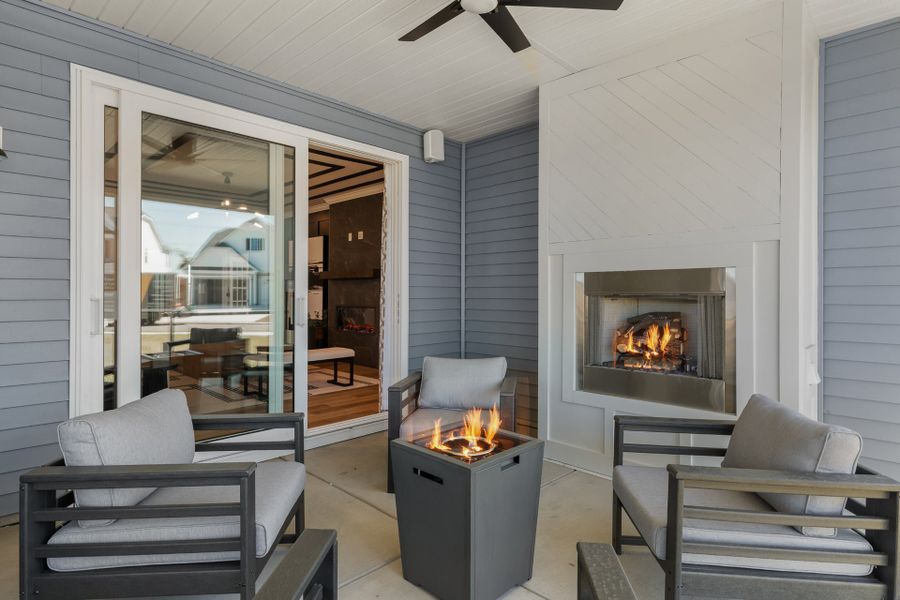 Representative furnished interior of a home built from the The Sand Dollar by Chesapeake Homes in Coastal Club of the Carolinas, Calabash (Image 23).