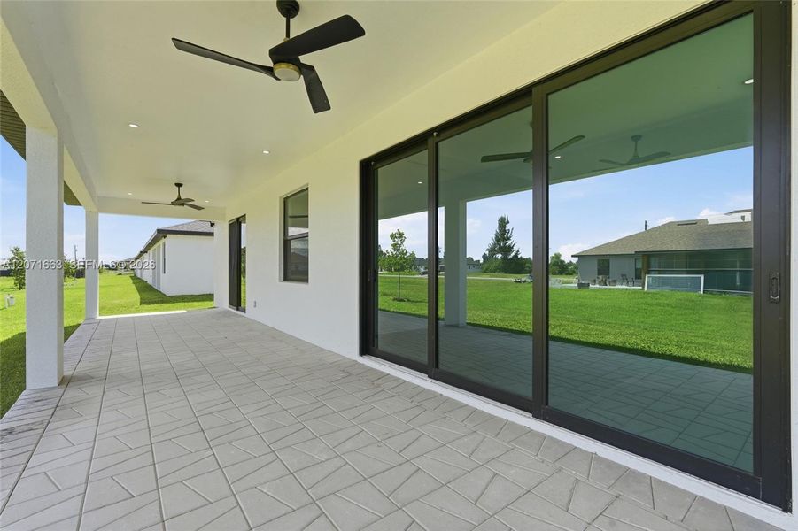 Exterior details and patio area of a home in , Cape Coral (Image 21). Exterior details and patio area of a home in , Cape Coral (Image 21).
