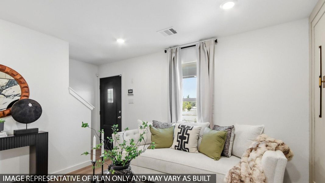 Furnished interior view inside a new home in Baron Village, Conroe (Image 4).