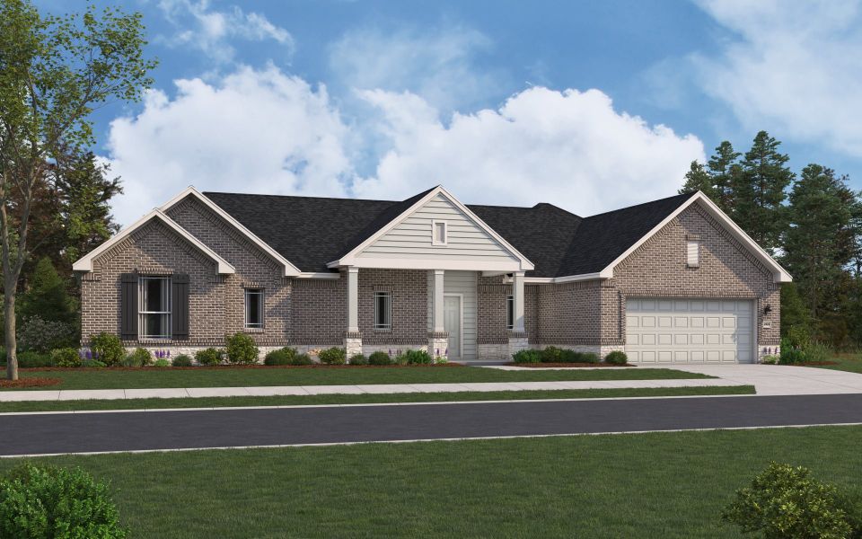 Rendering of floor plan. Colors and features may differ from shown representation.