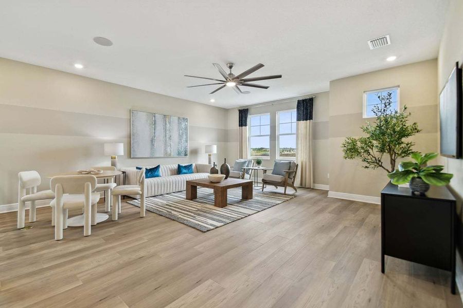 Representative furnished interior of a home built from the Sebastian by William Ryan Homes in The Sanctuary – Royal Collection, Punta Gorda (Image 35).