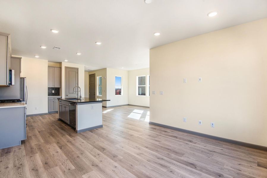 Representative unfurnished interior of a home built from the C by Tri Pointe Homes in Westside Crossing, Berthoud (Image 17).
