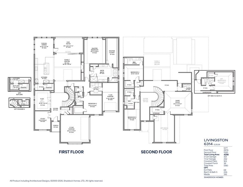 2D floor plan layout for the Livingston - SH 6314 by Shaddock Homes in Winding Creek, Rockwall, TX (Image 3). 2D floor plan layout for the Livingston - SH 6314 by Shaddock Homes in Winding Creek, Rockwall, TX (Image 3).