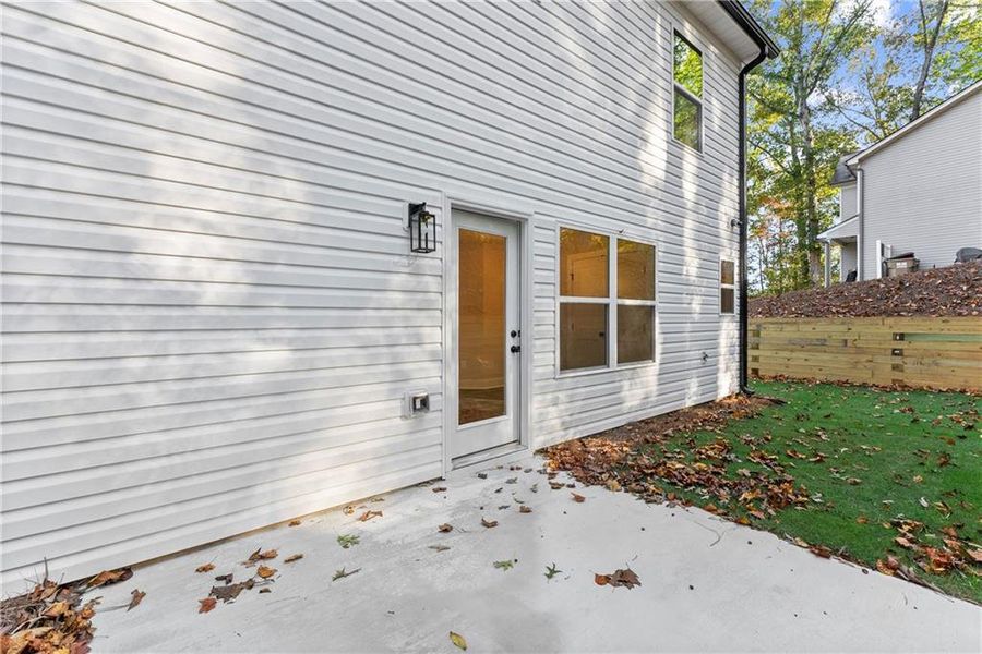 Exterior details and patio area of a home in , Gainesville (Image 17).
