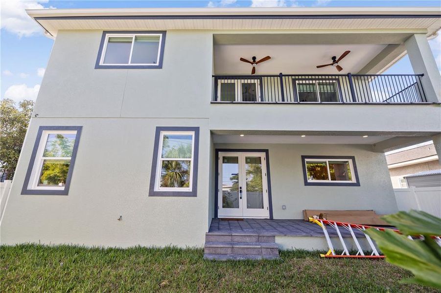 Exterior details and patio area of a home in , Tampa (Image 29).