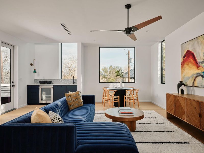 Furnished interior view inside a new home in , Austin (Image 15).