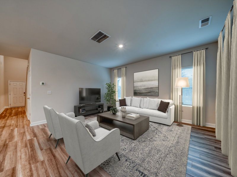 Furnished interior view inside a new home in Brighton Springs, York (Image 3). Furnished interior view inside a new home in Brighton Springs, York (Image 3).