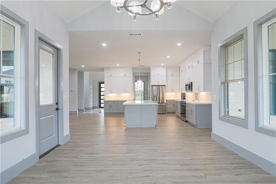Furnished interior view inside a new home in , Maysville (Image 34).