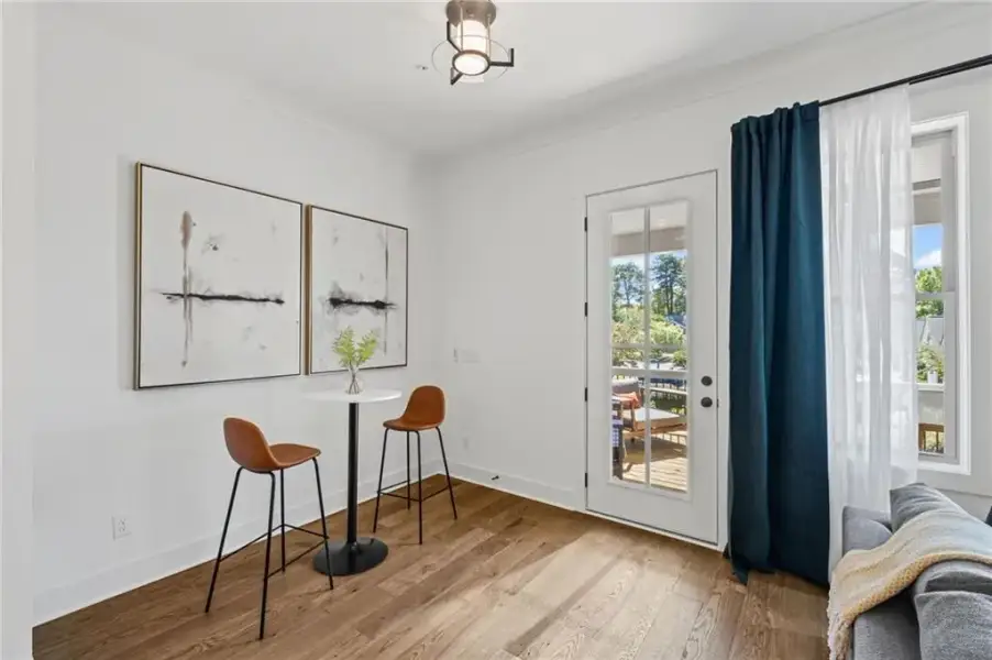 Furnished interior view inside a new home in , Sandy Springs (Image 35).