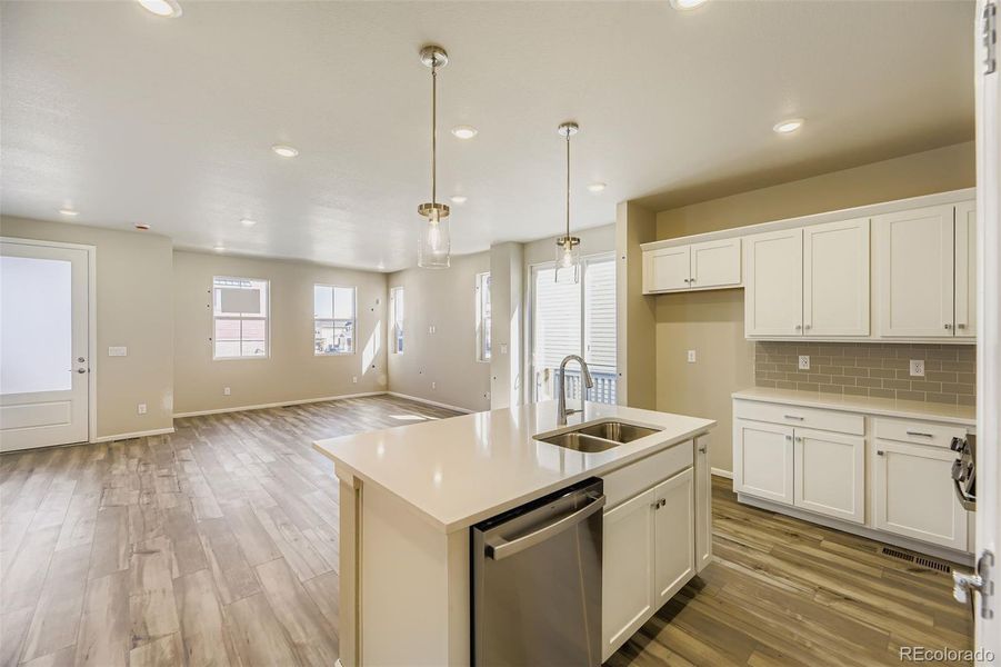Furnished interior view inside a new home in The Villas Collection at Sterling Ranch, Littleton (Image 4).