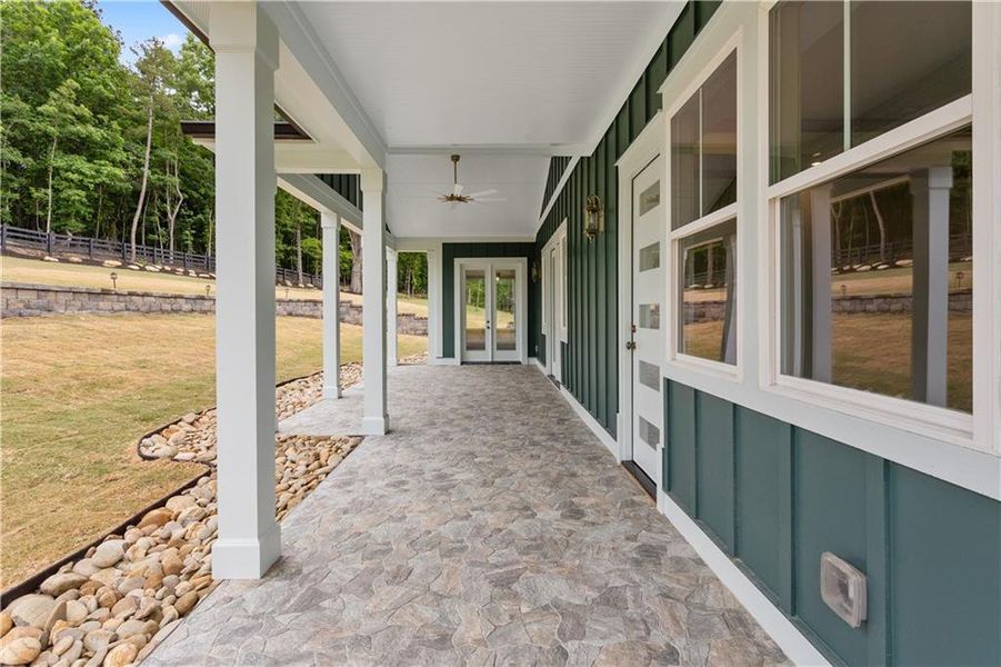 Exterior details and patio area of a home in , Dacula (Image 35).