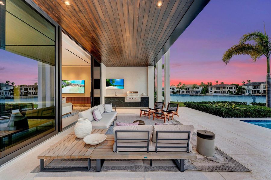 Exterior details and patio area of a home in , Boca Raton (Image 25). Exterior details and patio area of a home in , Boca Raton (Image 25).