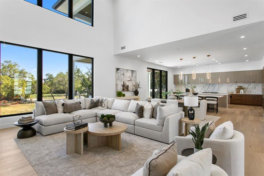 Furnished interior view inside a new home in , Tampa (Image 44).