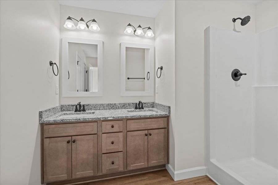 Representative furnished interior of a home built from the Cheshire by Enchanted Homes in Mills Gin, Campobello (Image 7).