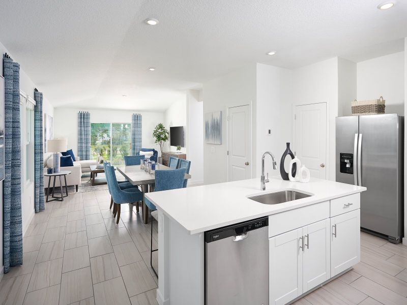 Furnished interior view inside a new home in Cypress Meadows - Classic Series, Jacksonville (Image 5).