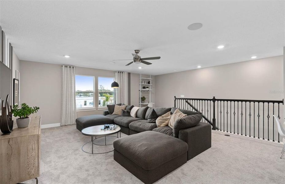 Furnished interior view inside a new home in Sunrise Estates, West Melbourne (Image 23).