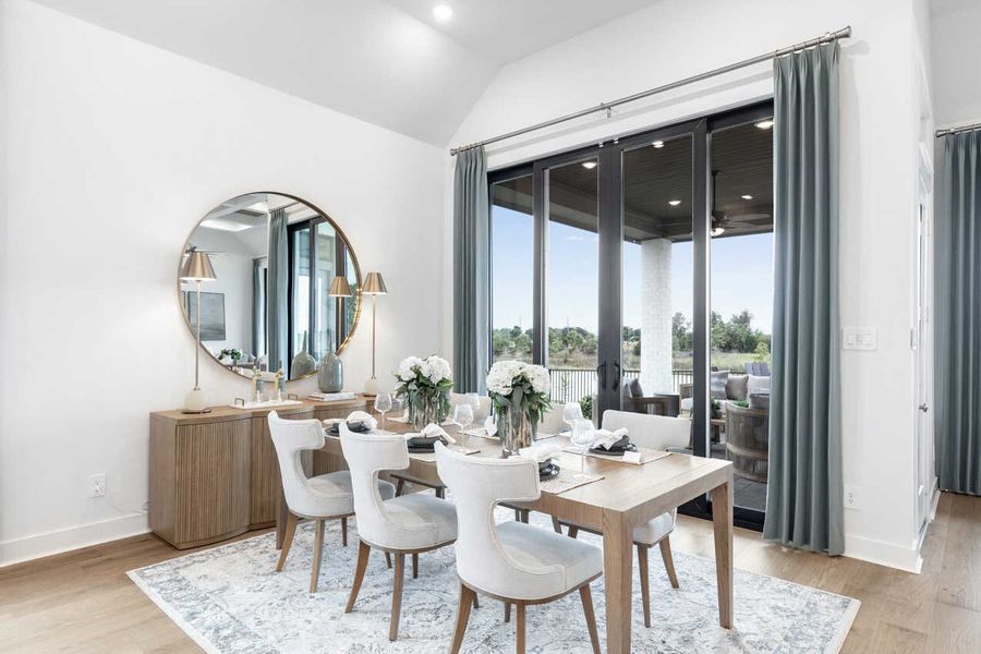 Representative Dining Room - some options shown