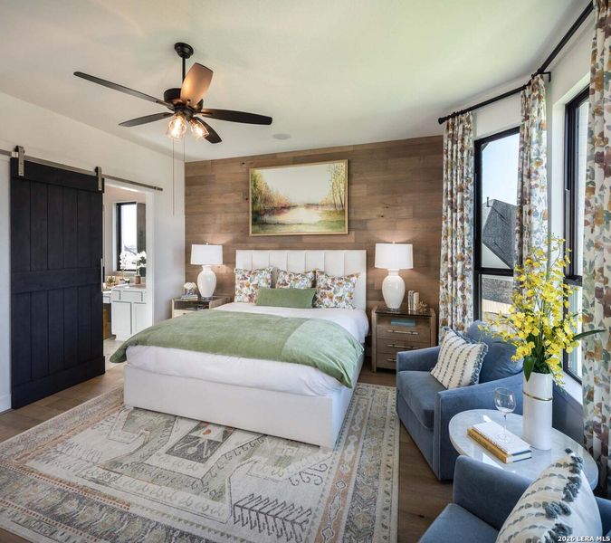 Furnished interior view inside a new home in Weston Oaks, San Antonio (Image 13).