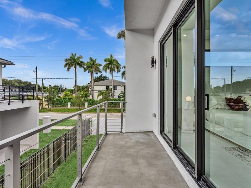 Exterior details and patio area of a home in , Dania Beach (Image 4). Exterior details and patio area of a home in , Dania Beach (Image 4).