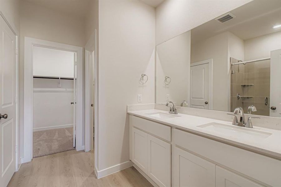Furnished interior view inside a new home in MiraVerde, Crowley (Image 7).