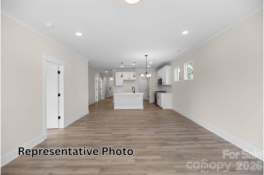 Spacious, unfurnished interior of a new home in Caldwell Forest, Charlotte (Image 20).