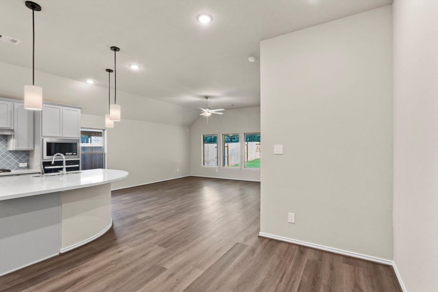 Furnished interior view inside a new home in The Highlands, Porter (Image 6).