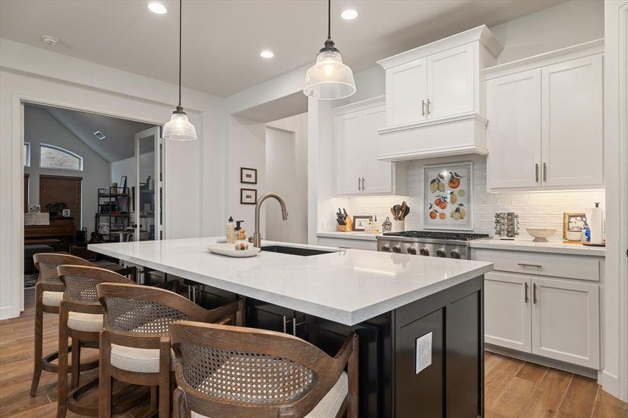 Furnished interior view inside a new home in Cambridge Crossing 50', Celina (Image 10). Furnished interior view inside a new home in Cambridge Crossing 50', Celina (Image 10).