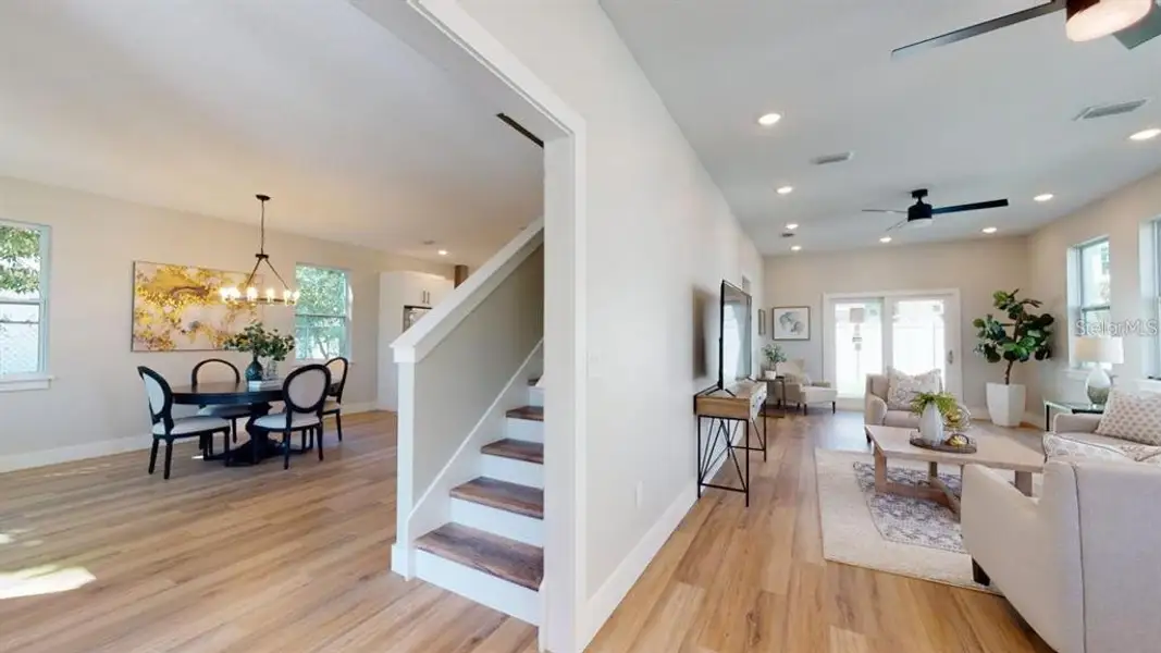 Furnished interior view inside a new home in , St. Petersburg (Image 7).