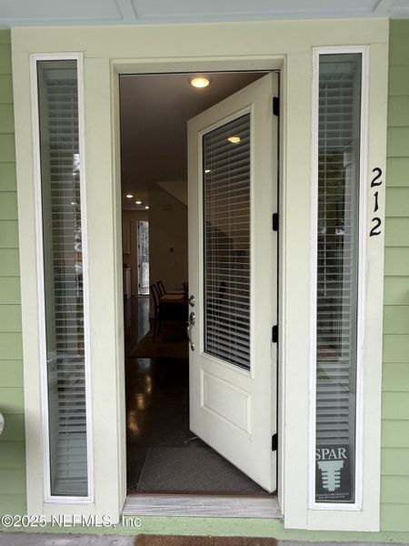 Exterior details and patio area of a home in , Jacksonville (Image 21).