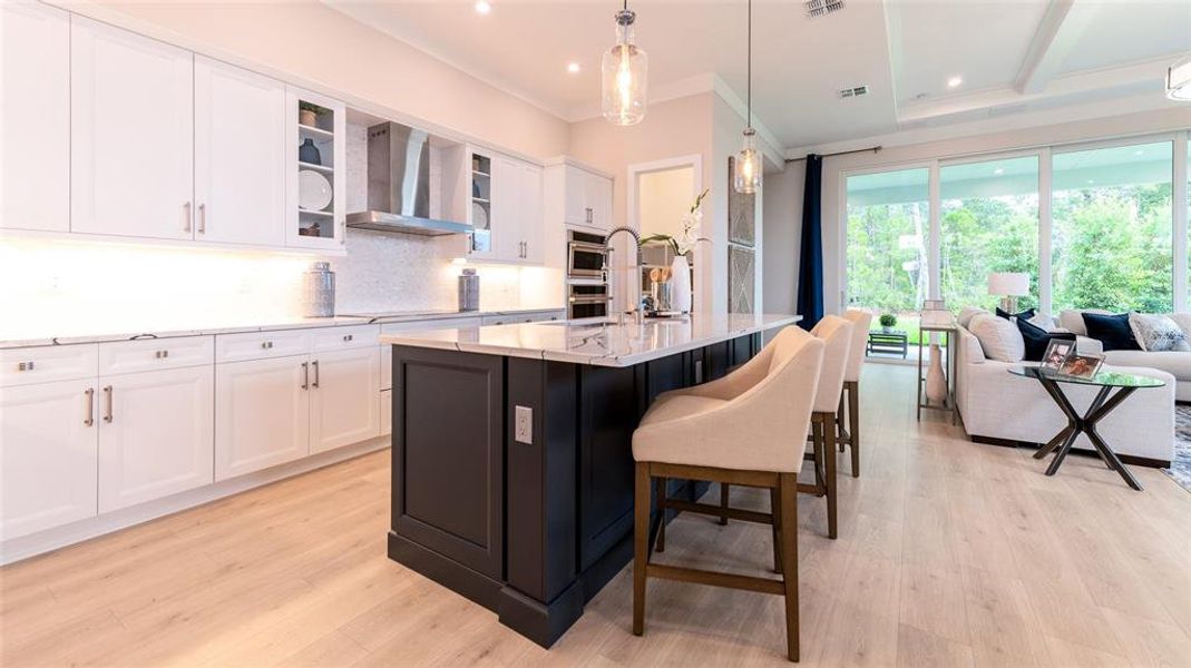 Furnished interior view inside a new home in The Reserve at Victoria, Deland (Image 33). Furnished interior view inside a new home in The Reserve at Victoria, Deland (Image 33).