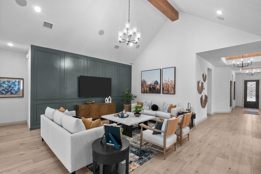 Furnished interior view inside a new home in Colton 65' Homesites, Todd Mission (Image 14).