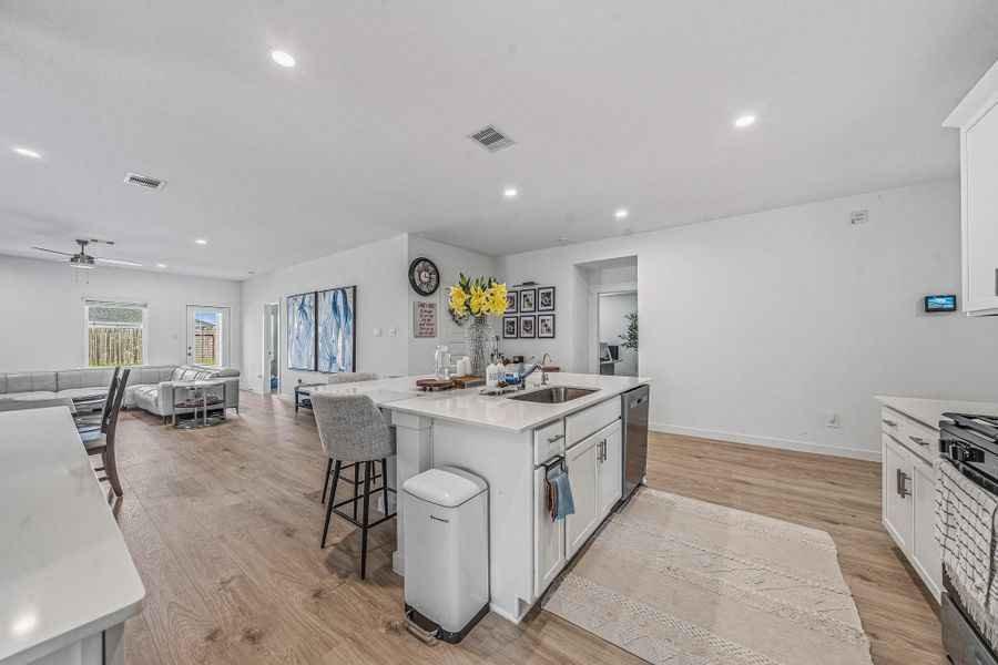 Furnished interior view inside a new home in , Fulshear (Image 18).