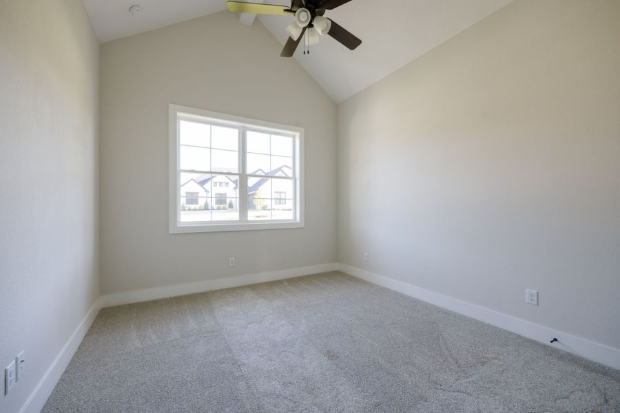 Representative unfurnished interior of a home built from the The Ellen II by Reece Homes in Pebble Creek, College Station (Image 60).