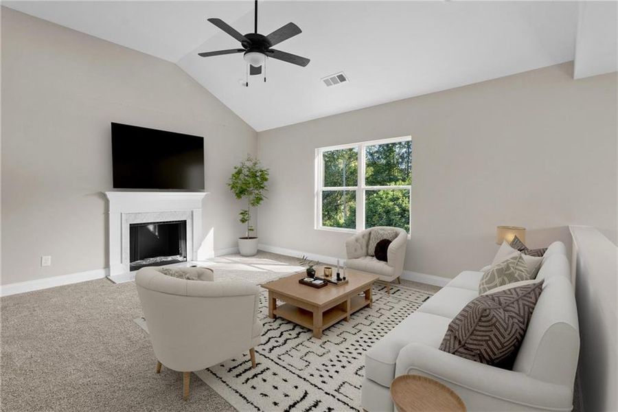 Furnished interior view inside a new home in , Cornelia (Image 5). Furnished interior view inside a new home in , Cornelia (Image 5).