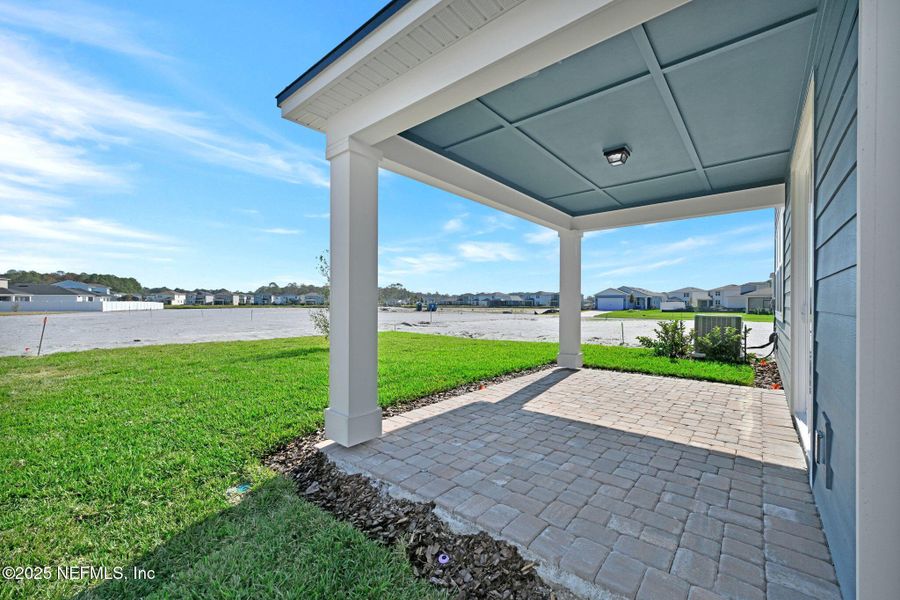 Exterior details and patio area of a home in The Preserve at Bannon Lakes, St. Augustine (Image 3). Exterior details and patio area of a home in The Preserve at Bannon Lakes, St. Augustine (Image 3).